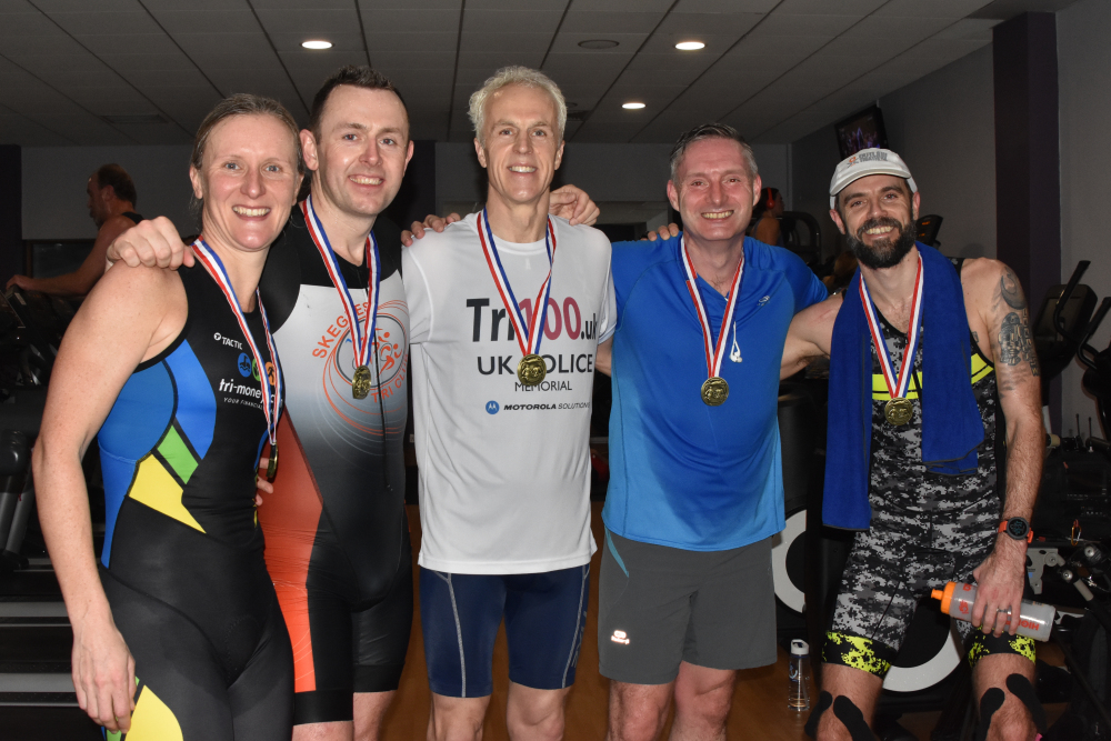After day 83's Lincolnshire Police’s charitable triathlon.