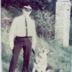 Photo of PC Lancaster with PD Kane